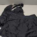 SUUKSESS Women Tummy Control Tankini Swimsuit Sexy Halter Bathing Suit 2 Piece (Medium, 147 Black)