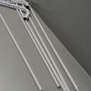 Clothes Rack Metal Clothing Rack with Bottom Shelf Garment Rack for Hanging Clothes Shirts Jeans and Coats White