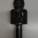 Wireless Bluetooth Karaoke Microphone Portable Handheld Mic Speaker 3-in-1 for All Smartphones Gifts Black