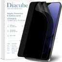 2-Pack Anti Glare Matte Privacy Screen Protector for Samsung Galaxy S25 Ultra [0.1S Fingerprint ID Unlock][Anti Spy PET Flexible Film][Bubble-Free Easy Installation with Alignment Jig]