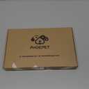 PHOEPET No Pull Dog Harness Medium Reflective Front Clip Vest with Handle,Adjustable 2 Metal Rings 3 Buckles,[Easy to Put on & Take Off](M, Black)