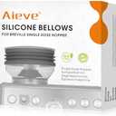 AIEVE Silicone Bellow Compatible for Breville Barista Express, Single Dose Hopper for Breville Espresso Machine,Gray