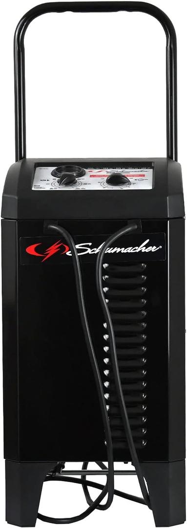 Schumacher Manual Battery Charger & Engine Starter  6V/12V 200A Heavy-Duty Auto Battery Charger with 40A Boost Mode, Color-Coded Clamps, 6-Foot Output Cables & Rugged Design SC1446