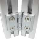 4Pcs 25 Series Aluminum Extrusion Profile Pivot Hinges Bracket with Bolt Nuts for 2525 Series 25mm Extruded Aluminum Connectors