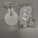 Metal Speaker Wall Mount for Sonos Era 100 Ceiling Mount or Tilt and Swivel Adjustable Bracket for Sonos Era 100 Wall Mount with Flexible Mounting Ways Ceiling Mount for Sonos Era 100, Single White