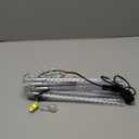 High Brightness 10 Tube 12 Inch 360 LED Meteor Shower Rain Lights Cascading Falling Rain Outdoor Light for Christmas Halloween Tree Raindrop Decoration (Green)