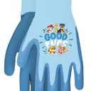 Midwest Latex Coated Palm and Fingers Knit Wrist Gripping Gloves For Toddlers