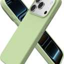 ORNARTO Compatible with iPhone 17 Pro Case 6.3", Slim Liquid Silicone 4 Layers Full Covered Soft Gel Rubber Shockproof Cover, Protective Phone Case for iPhone 17 Pro-Matcha