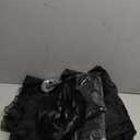 Girls Black Princess Costume Dress Up Costume Halloween Cosplay Party Outfit for Kids Girls with Wig Belts Socks Golves Size 11-12 (Classic Black Material)