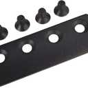 FREDBECK Sliding Barn Door Track Connector Black