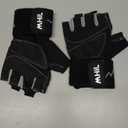 MhIL Workout Gloves for Men – Comfortable Gym Gloves for Men with Enhanced Grip for Safety and Hand Protection – Weight Lifting Protection with Wrist Wraps Support for Performance Boost and Style, L