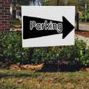 20 Pack 18'' x 12'' White Corrugated Plastic Sign Blank Board Double Sided for Garage Sale, Rent, Birthday Party, Guidepost Decorations