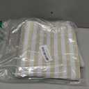 ohisxiacy Beige Striped Desk Mat Cute Pastel XXL Large Gaming Mouse Pad Desk Pad Kawaii Aesthetic Home Office Decor Cozy Keyboard Laptop Computer Mat