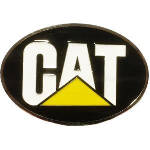 TCB Creations Caterpillar CAT Power Metal Enamel Belt Buckle