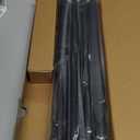 IFELS Heavy Duty Curtain Rods for Windows 66 to 120 Inch,1 Inch Adjustable Black Curtain Rod with Easy Installation and Modern Design,Decorative Long Drapery Rods with Metal Finials (A1,Black,30-120")