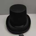 3 Pack Black Felt Top Hats for Kids,Magician Hat Costume,Tall Victorian Tuxedo Costume Hat for Halloween Dress up Cosplay Party Accessories