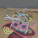 Day of the Dead Neon Sign - Mexican Sugar Skull LED Neon Light for Home & Bar Decor, UV Printed Art with Flexible LED Strip, Halloween & Da de Muertos Party Decoration (Red