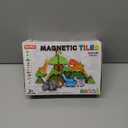 Magnetic Tiles Set Grassland Animals Theme Toys, Magnet Tiles Building Blocks Toys for Kids Ages 5-7 Year Old to STEM Learning (White)