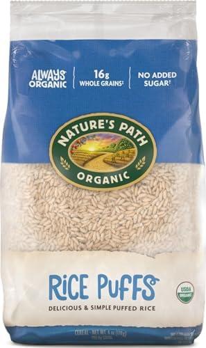 Nature's Path Organic Rice Puffs Cereal, 6 oz (Pack of 12), Earth Friendly Packaging Exp. 01/05/2027