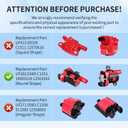 High Performance Ignition Coil Pack and Spark Plug Wire Set for Chevy Avalanche Silverado Express SSR Tahoe, for GMC Savana Sierra 1500 Envoy Yukon XL 4.8 5.3 6.0L, for Cadillac for Buick UF262 8Pcs