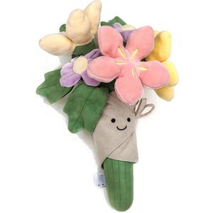 Cute Flower Plush Doll Stuffed Plant Plushie Decor Home Andbedroom Sweet Gifts for Cute Kawaii Gift for Valentines Day, Birthdays, Graduation, Wife, Girlfriend Mom for Boys and Girls, 12 inches