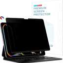 Magnetic Privacy Screen for iPad Pro 13 inch M5 2025/M4 2024(8th/7th Generation), Removable Anti Spy Glare Blue Light Filter Black Security Privacy Film