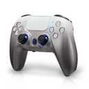 NBCP For PS4 Wireless Controller, Compatible With PS4/PS3/PC/iOS/Android,Six-Axis Gyroscope, Dual Vibration,1200mAh Battery,Dual Hall Effect Triggers,Touchpad,Turbo Function (Grey)