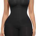 Lover-Beauty Shapewear Tummy Control Bodysuit Butt Lifting Seamless Body Shaper for Women (X-Large-XX-Large, Black)