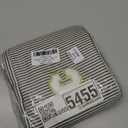 Travel Makeup Bag Christmas Gifts for Women Girl Teens, Personalized Initial Makeup Bag for Cute Teen Girls, Preppy Stuff Toiletry Bag Cosmetic Bag, Teen Girls Gift Trendy Stuff, Letter P (Black & White Stripes)