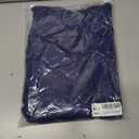 Womens Casual Jumpsuits One Piece Loose Stretchy Long Sleeve Fall Jumpsuit Wide Leg Long Pants Rompers with Pockets (Blue, M)