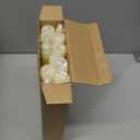 11  Pack Ivory Taper Candles 10 inch - Taper Candles Dripless, Smokeless, Unscented - 8 Hours Long Burning - Hand Poured Tall Candlesticks - Perfect for Home Decor, Weddings, and Special Occasions