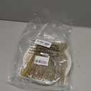 White and Gold Paper Plates Napkins Party Supplies,Disposable Gold Dot Paper Dessert Plates,105 PCS Birthday Plates and Napkins Party Supplies for Wedding(Serves 35 Guests 7")