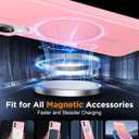 SPIDERCASE Magnetic for Samsung Galaxy S25 Edge Case, [10 FT Military Grade Drop Protection] Heavy Duty Shockproof Phone Case for Galaxy S25 Edge 5G, Pink