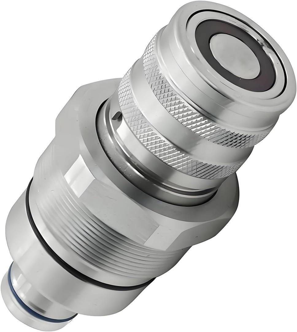 AT406475 7246802 Hydraulic Female Flat Face Quick Coupler Compatible with Bobcat 753 763 773 863 864 883 A770 Johnn Deeree 318E 319E 320E, 7249643 47396761 V1311-77150 373-6968