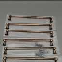 khtumeware 6 Pack 10 Inch(256mm) Brushed Antique Copper Cabinet Pulls Soild Vintage Kitchen Cabinet Handles Kitchen Cabinet Hardware for Cupboard Drawer Handles Dresser Pulls
