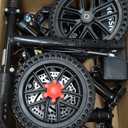 All Terrain Foldable Knee Scooter Walker - Economical Knee Walker for Foot Injuries, Compact Crutches Alternative - Black