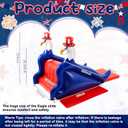 Seenelling 98 Inch Patriotic Eagle Inflatable Pool Slide Giant Red White Blue Inflatable Water Slide for 4th of July Memorial Day Flag Day Pool Parties, 250th Anniversary Decorations
