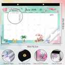 GuassLee Extra Large Desk Calendar 2026-2027 - 19 Months 20" x 30" Jumbo Desk Calendar from Jun. 2026 to Dec. 2027, Large Monthly Planner with Watercolor Design for Office School Home Organizing, 30"x20"