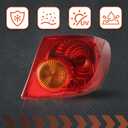 WFLNHB Tail Light Replacement for Toyota Corolla 2005-2008 Red Brake Lamp Right Passenger Side Taillamp 8155002290