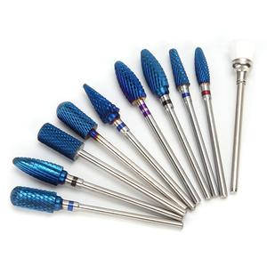 Life 10Pcs Nail Drill Bits Set - Drill Bits Acrylic Nail File Bits Cuticle Drill Bit Efile Tungsten Nail Bit Nail Grinding Head Fine Grit for Acrylic Gel Nails Cuticle Manicure Pedicure