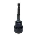 Tamper Proof Security Tri-Groove Nut Driver Socket Tool，for M8, M10, 3/8", 5/16", 7/16" Trident Screw and Nuts ，3/8" Drive or 3/4" Wrench Use，With 1/4" Hex Shank Adapter