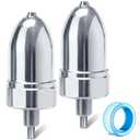 Gisafai 2 Pack Steam Radiator Air Vent Heat Regulator Float Type Valve Straight Mount 1/4 In. NPT Steam Radiator Air Valve