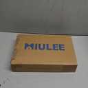 MIULEE Beige Rectangle Linen Polyester Tablecloth with Decorative Cutouts Waterproof Stain Resistant & Shrink-Proof Table Cloth 60x144 inch Farmhouse Style for Dining Wedding Party and Outdoor Picnics