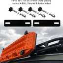 Traction Board Mount Pins Compatible with X-Bull/Fieryred/Bunker Industri, Fit for All Recovery Tracks with 4.72"~6.69" (12~17cm) Hole Spacing