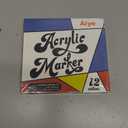 Acrylic Paint Markers, 12 Color Fine Tip Permanent Acrylic Paint Pens For Rock Painting, Canvas, Wood, Glass, Ceramic, Fabric, Plastic, Egg, Scrapbook, Art Painting Supplies Kit