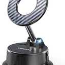 Upgraded Magnetic Phone Holders for Your Car [70mm Suction & 3200gf Magnetic] 360 Adjustable Magsafe Car Phone Mount, Vacuum Suction Cup Car Mount for iPhone 17 Pro Max 16 15 14 13 12 Air Plus