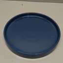 Ceramic Flower Pot Saucers, 9 Inch Plant Pot Saucers for Indoors Plants, Plant Trays for Pots Holding Water Drips and Soil, Drainage Tray for Plant Pot (Blue) (9in(1 Pack))