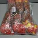 Fake Fall Flowers Artificial for Decoration, 12 Bundles Faux Plants Silk Orange Flowers Morning Glory Petunias Realistic UV Resistant for Outdoors Planter Porch Patio Window Box, Sunset