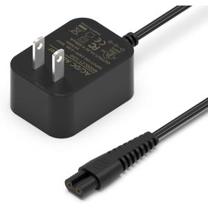 Replacement for Bissell Pet Hair Eraser Charger Charging Power Cord for Bissell 2390 2390A 23903 2284W 2284 P/N 1614206 Lithium Ion Cordless Handheld Portable Vacuum Cleaner AC Adapter Black 6FT