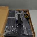 ONCEMORE Heavy Duty Sign Stand, Floor Poster Board Stand, Adjustable Metal Sign Holder Height Up to 60 Inches and 180° Rotation Display Standing Pedestal for Board & Foam, Black 2 Pack